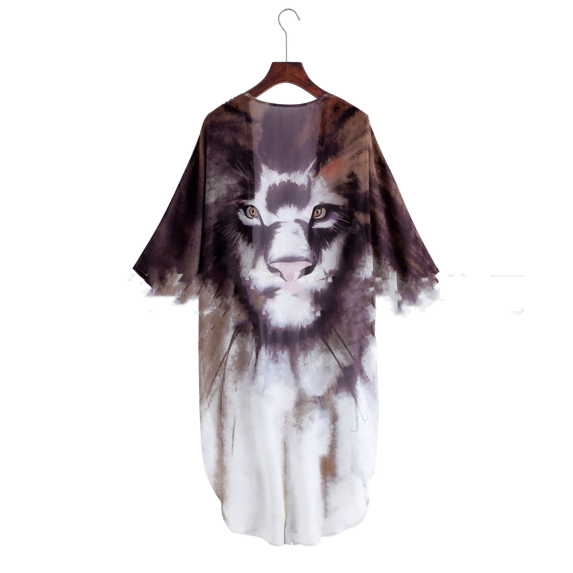 Title 7, Womens New Seaside Holiday Printed Chiffon Swi...