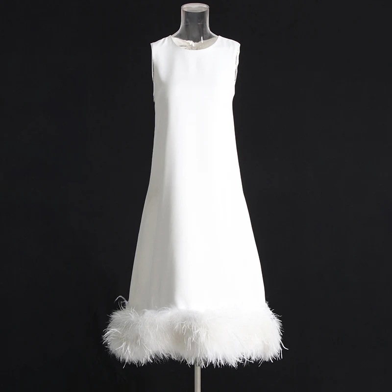 Title 4, New Fashion Round Neck Lace-up Hem Stitching Fe...