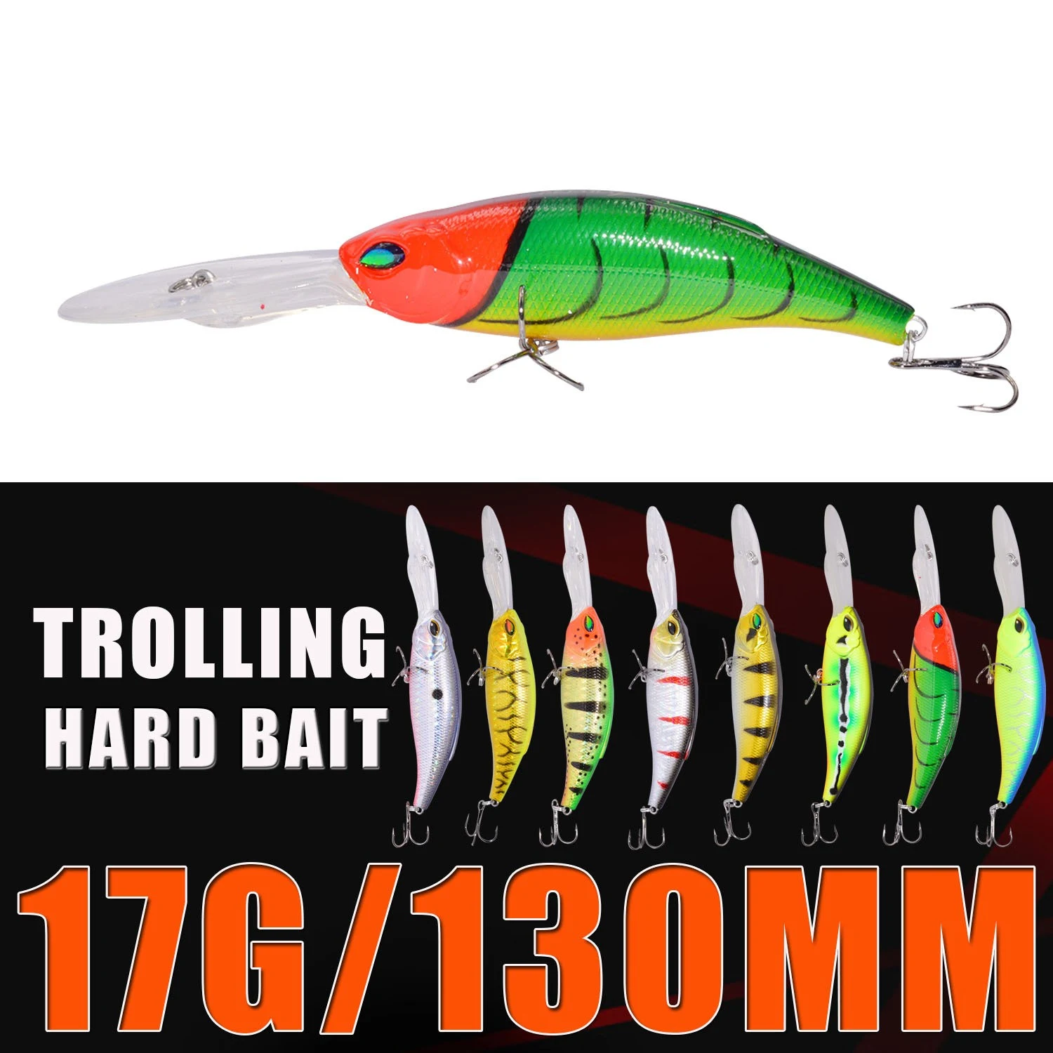 Title 20, Langstrecken-Meeresangeln Hartköder 130cm 17g D...