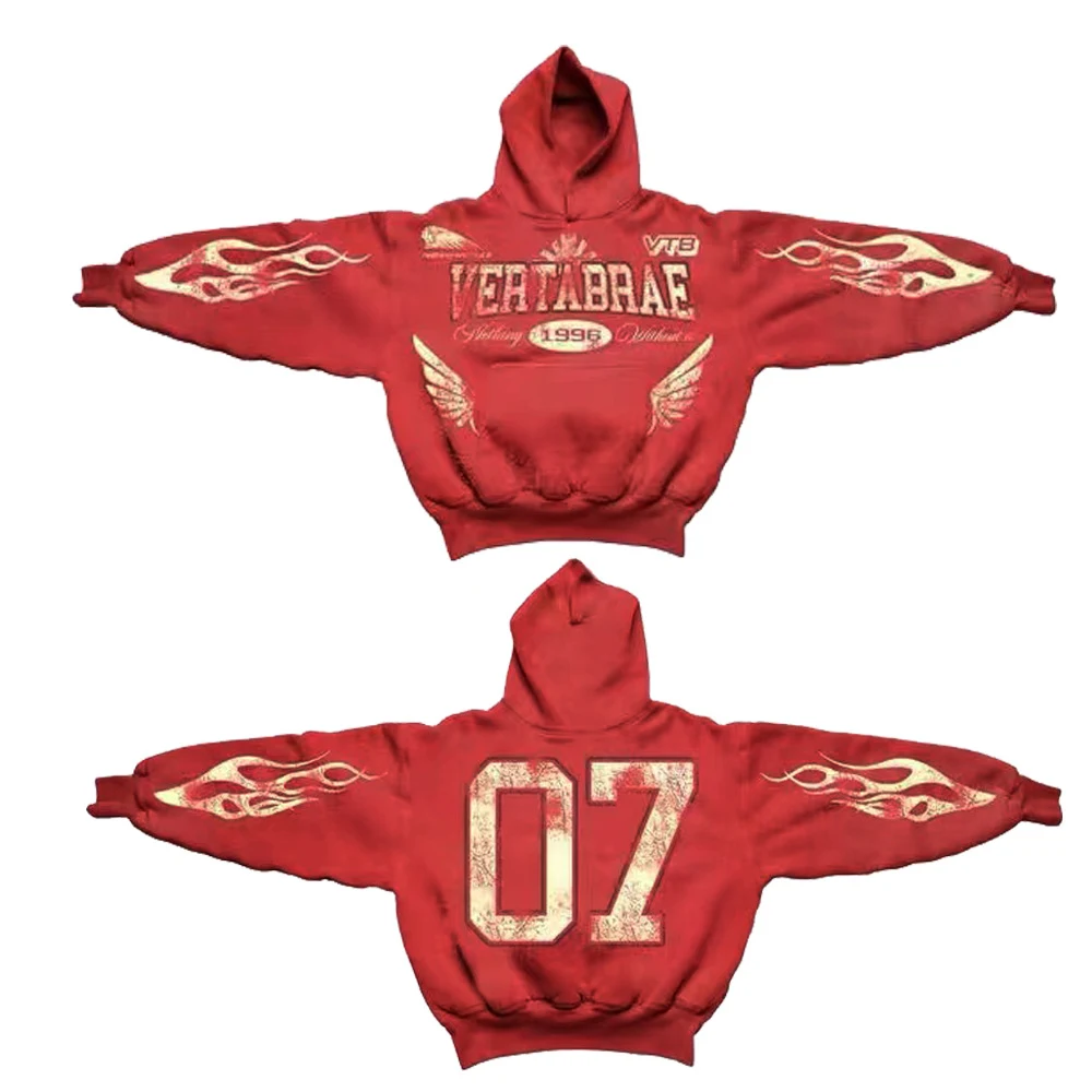 Title 4, Moletom com capuz retrô vintage casual masculin...