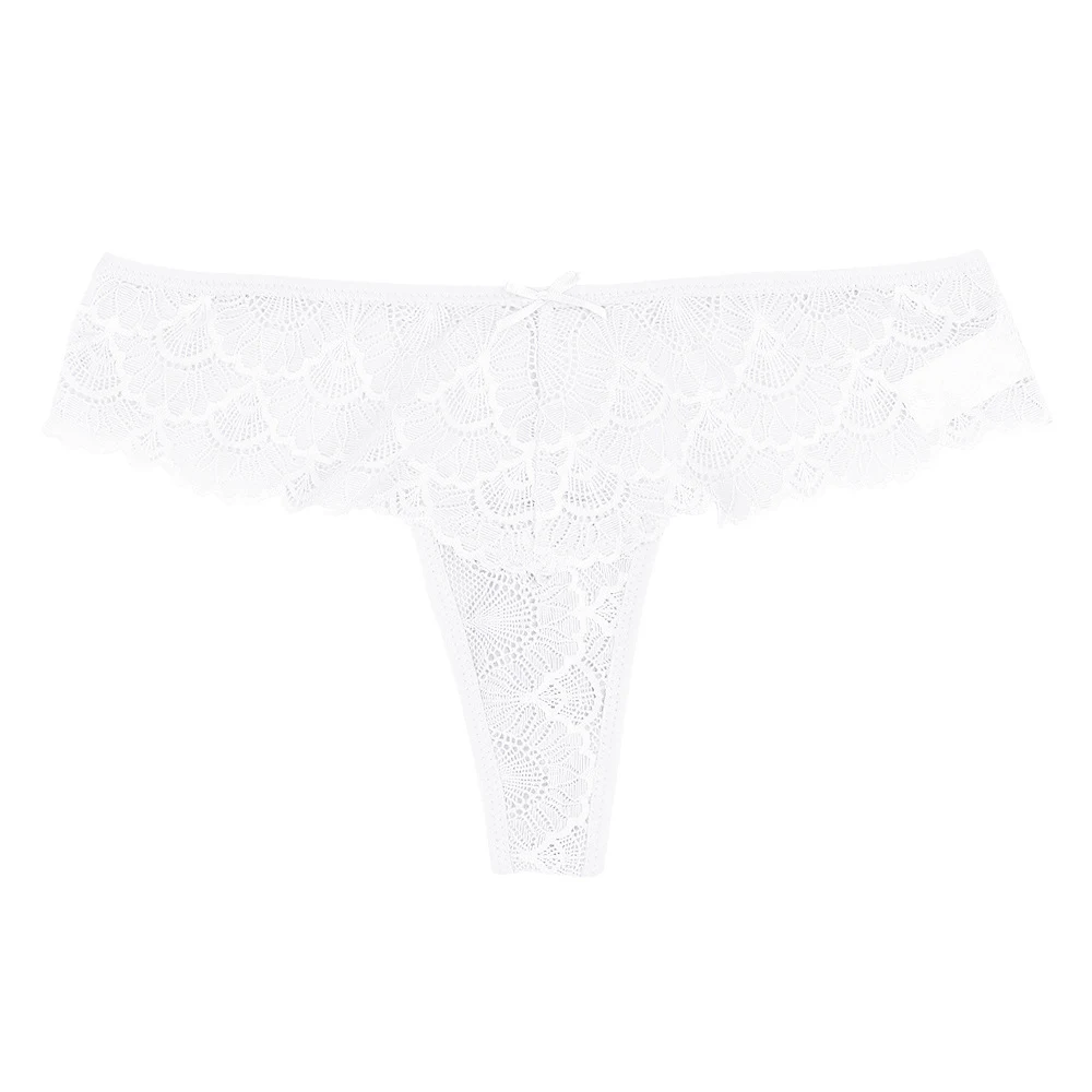 Tangas sexy con relieve 3D para mujer, encaje delicado y diseño en T para realzar la figura, comodidad y sensualidad. — foto 1