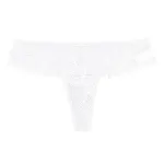 Tangas sexy con relieve 3D para mujer, encaje delicado y diseño en T para realzar la figura, comodidad y sensualidad. — foto 1