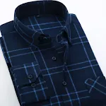 Camisa de flanela de algodão escovado de manga longa, perfeita para o uso diário, macia e confortável, ideal para o conforto no inverno. — foto 8