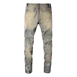 Retro Large Ripped Paint Stretch Washed Jeans, Comfort and Style. Get the vintage look with these unique, comfortable, a — photo 13