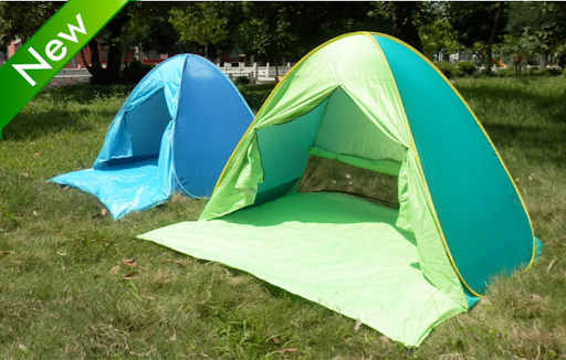 Title 1, Anti-UV Pop Up Beach Tent with Sun Shelter, Por...