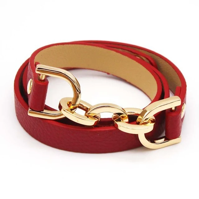 Pulseira Europeia e Americana, personalidade geométrica, liga metálica, multicolorida, multicamadas, couro. Um acessório moderno e estiloso. — foto 5