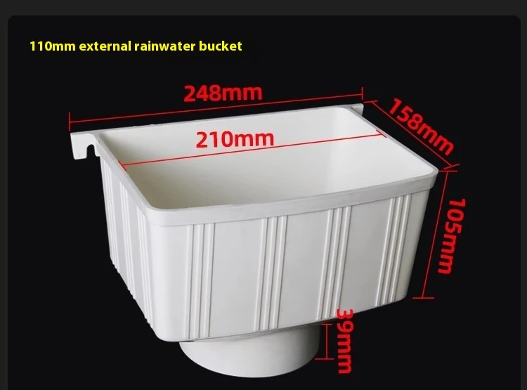 Title 15, PVC Water Bucket Drain Pipe for Rain Colonies, ...