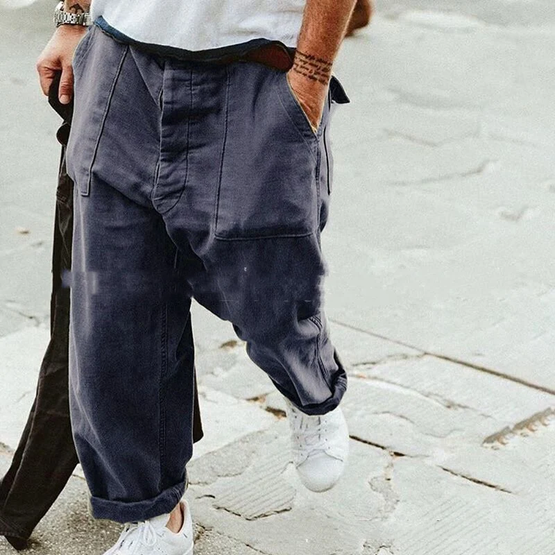 Title 2, Loose Retro Casual Pants Beggar Pants Hobo Styl...