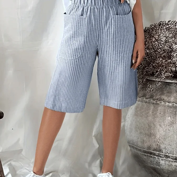 Men's Casual Drawstring Seersucker Pocket Beach Pants, comfortable, breathable, and perfect for summer wear, keeping you — photo 8