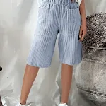 Men's Casual Drawstring Seersucker Pocket Beach Pants, comfortable, breathable, and perfect for summer wear, keeping you — photo 8