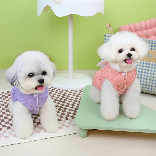 Title 4, Pet Cute Angel Small Dog Thickened Cotton Skirt...