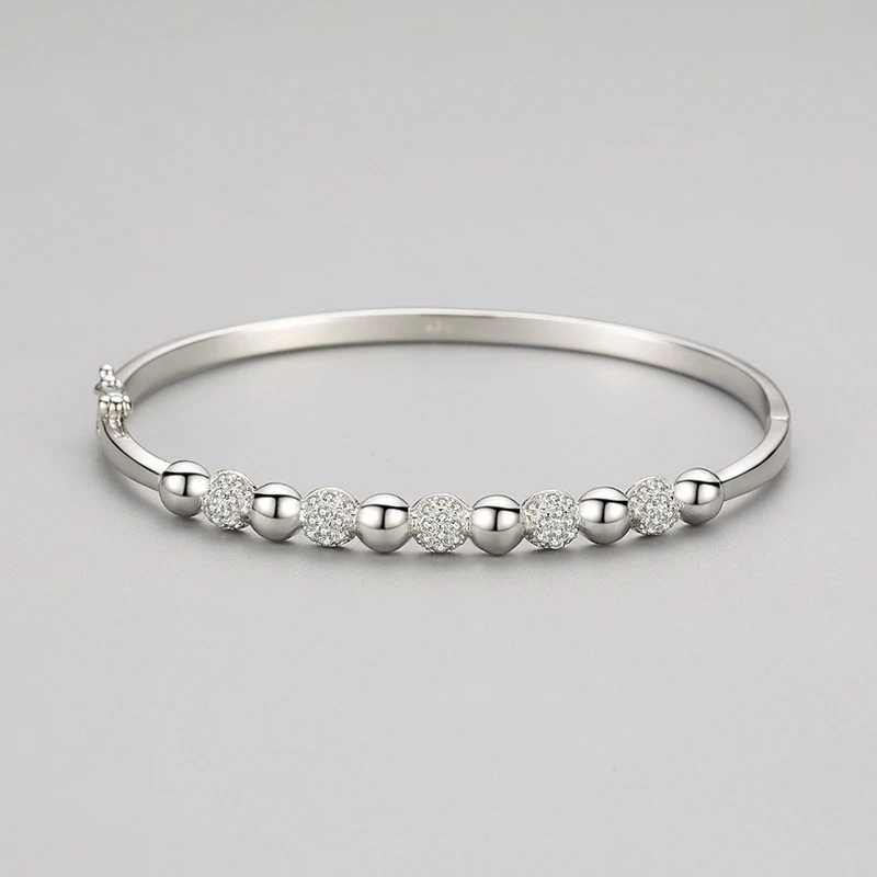 Title 2, Pulseira de prata esterlina S925 para mulheres ...