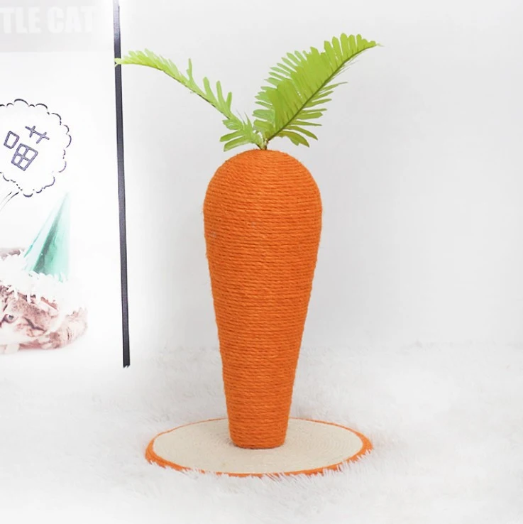 Title 2, Cat Toy Radish Two-color Sisal Simulation Pet S...