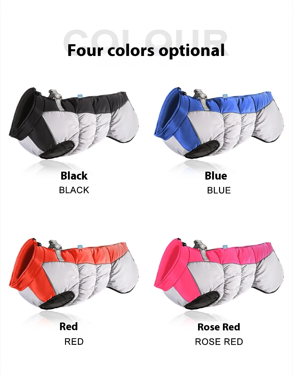 Title 12, Reflective Waterproof Pet Winter Clothes for Bi...