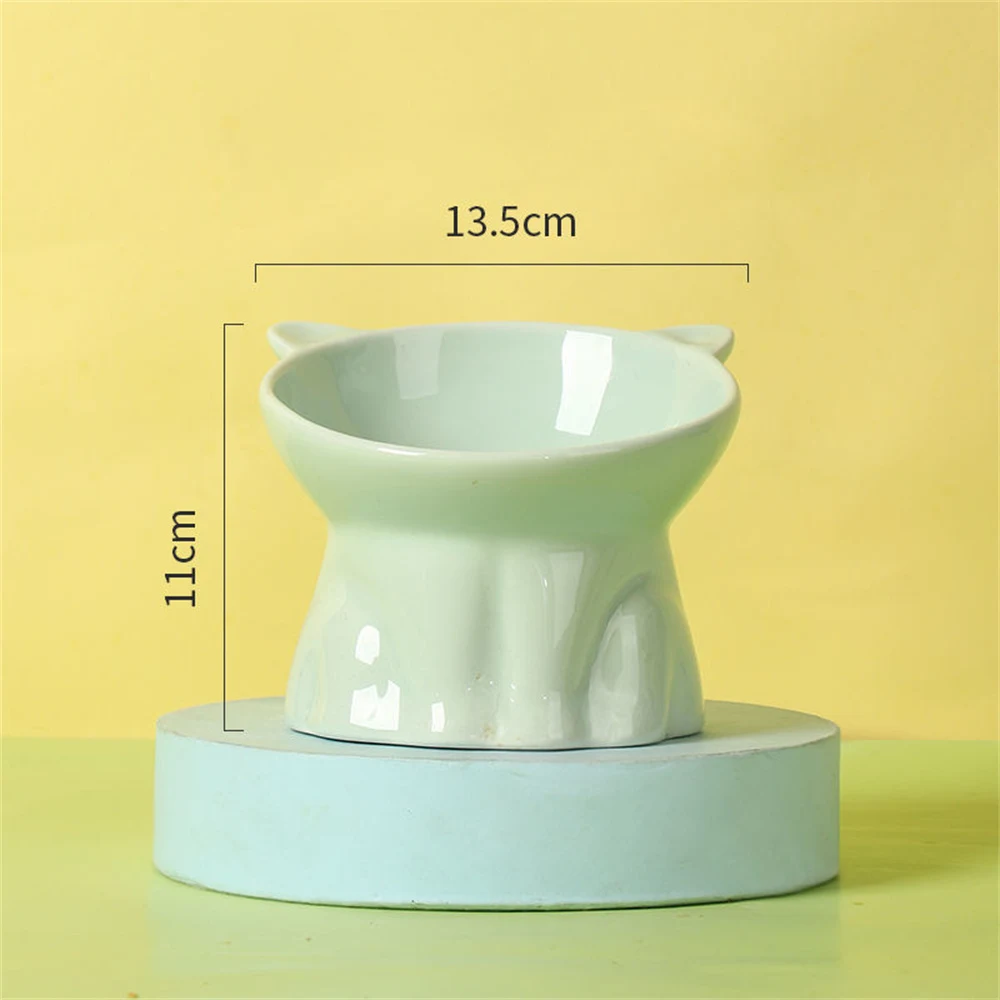 Title 13, Cat Nordic Style Food Water Bowl Pet Animal Cer...
