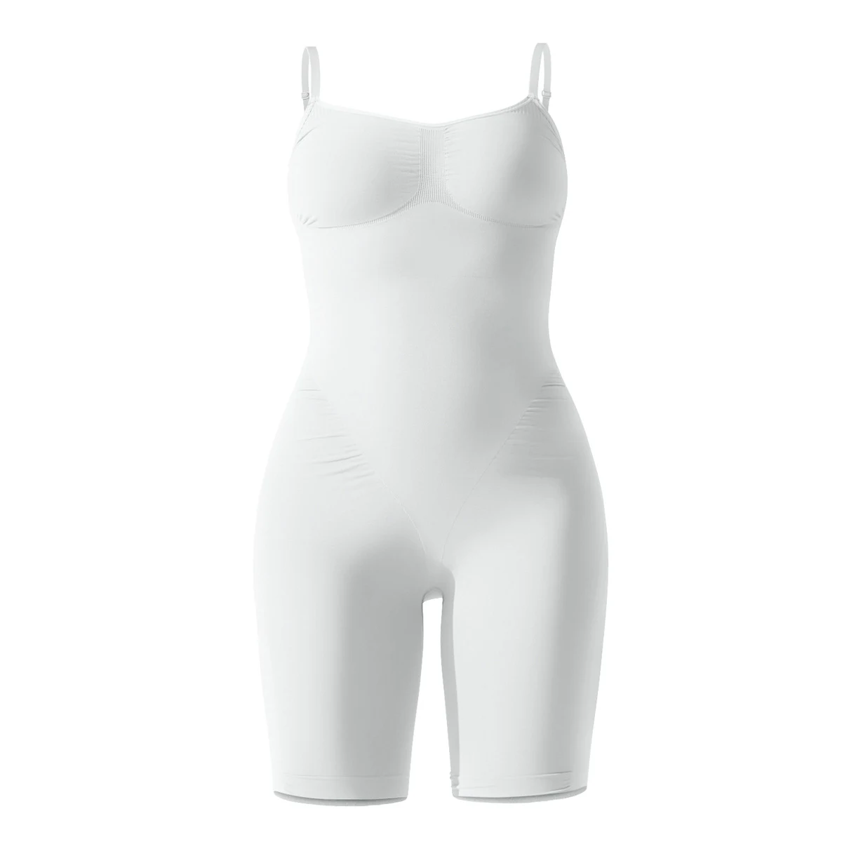 Hoog elastische jumpsuit shorts voor dames, geschikt voor sport, hardlopen en fitness. Sportkleding voor vrouwen, ideaal voor trainingen. — foto 6