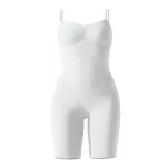 Hoog elastische jumpsuit shorts voor dames, geschikt voor sport, hardlopen en fitness. Sportkleding voor vrouwen, ideaal voor trainingen. — foto 6