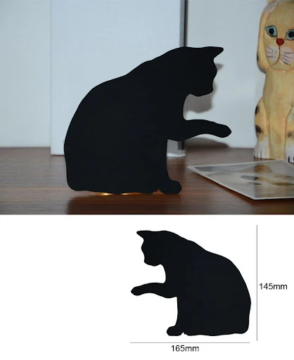 Title 8, LED Animal Dog Cat Shape Night Light with Sound...