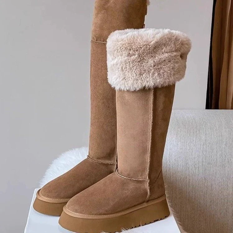 Title 2, Womens Long Snow Winter Fleece-lined Thickened...