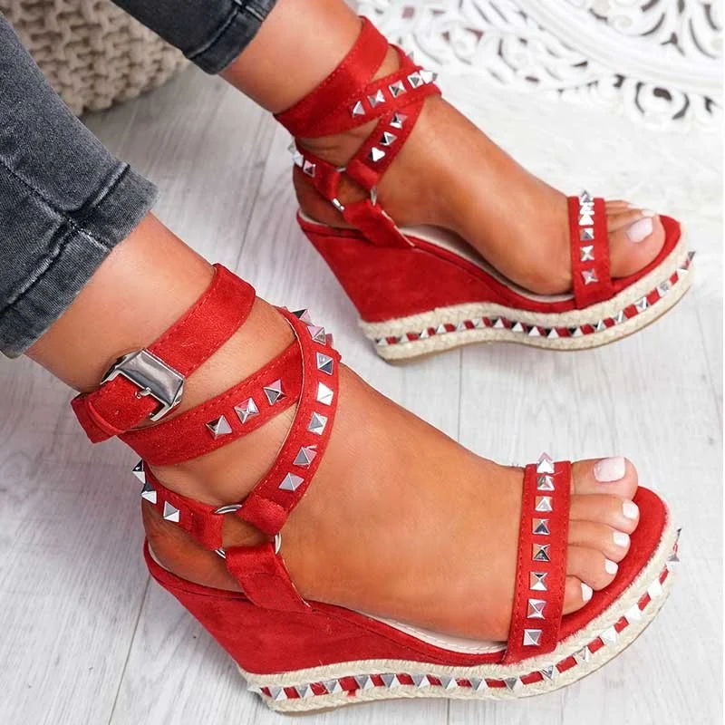 Wedge High Heel Willow Sandals Women's Shoes – Comfortable and stylish footwear to elevate your everyday style and make — photo 2