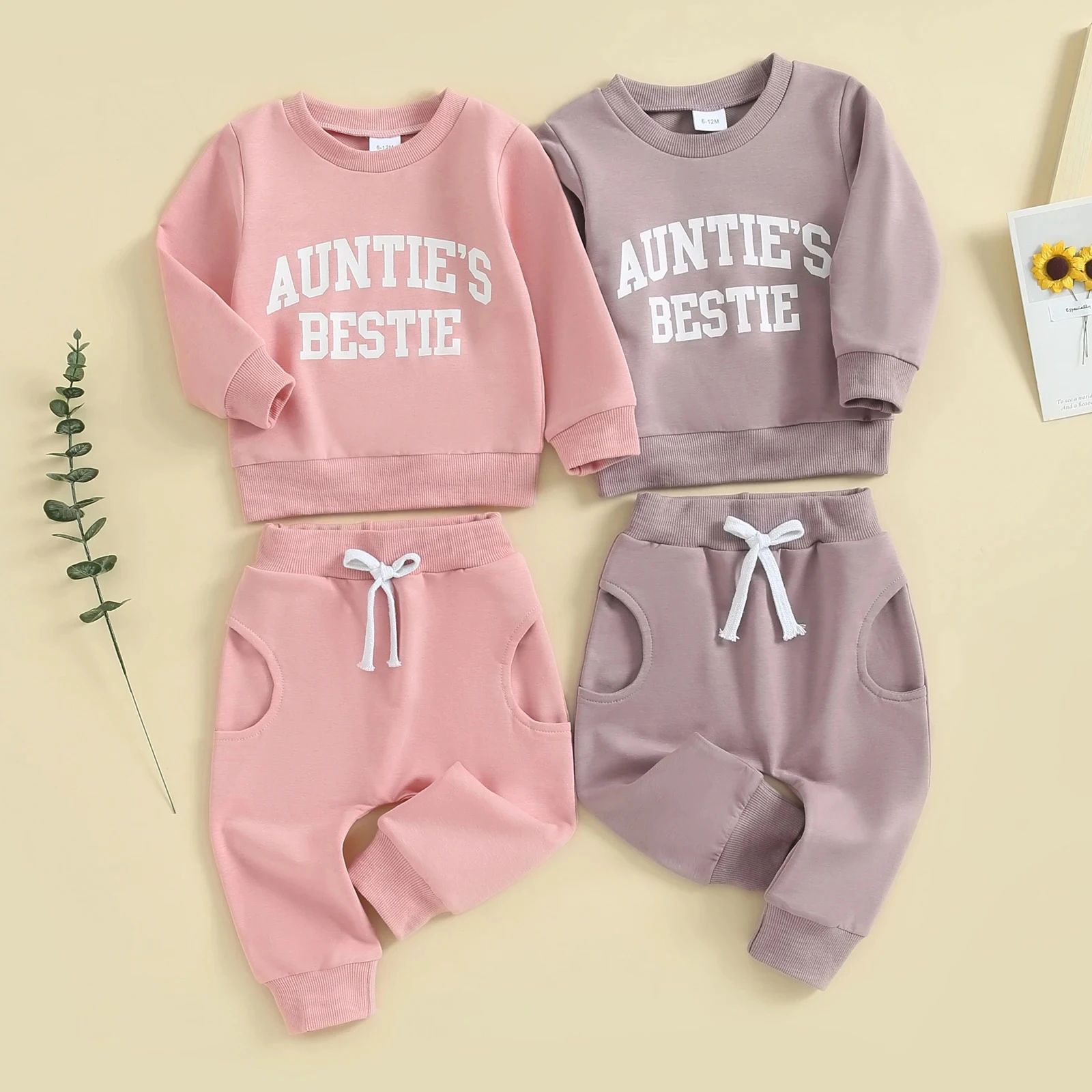 Mädchen Mode Einfacher Buchstaben Druck Sweatshirt Anzug Bequem und Stilvoll Alltagskleidung Perfekt für Schule Freizeit und Aktive Tage — foto 15