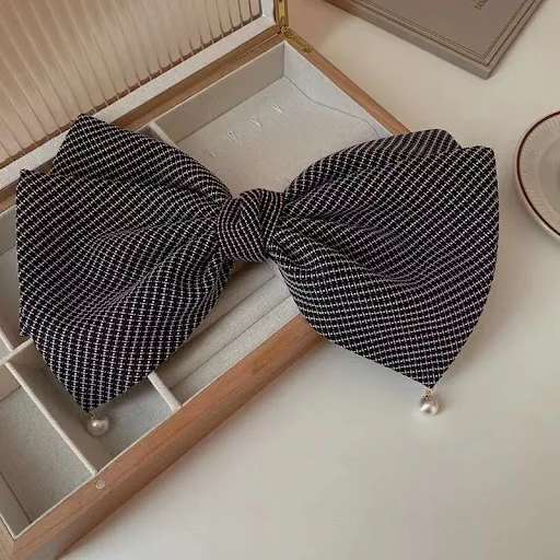Title 3, Nieuwe Grote Strik Haarclip met Veersluiting vo...
