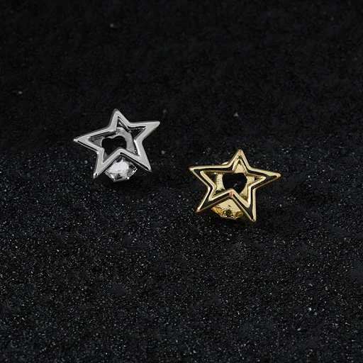 Title 5, Ornamento Dente Hip Hop Único em Ouro 18K com E...