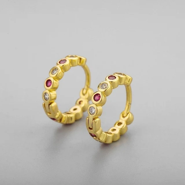 Title 6, Brincos de zircônia com strass de personalidade...