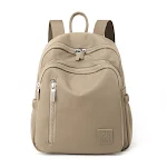 Mochila feminina leve, grande capacidade e repelente à água, feita de nylon resistente. Perfeita para o dia a dia e viagens. — foto 6