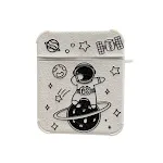 Space astronaut on the planet