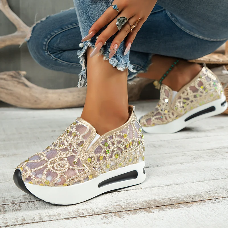Title 9, Chaussures femme à paillettes, décontractées, à...