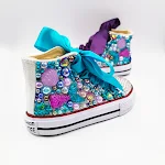 Scarpe di tela per bambini sirena, sportive alte, comode e alla moda, perfette per attività sportive e gioco, garantendo stile e libertà di movimento. — foto 4
