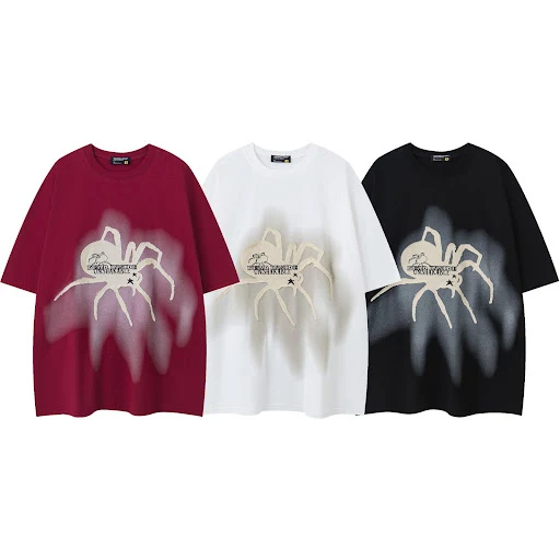 Title 5, Mens Loose Casual Cotton Printed Short Sleeve ...