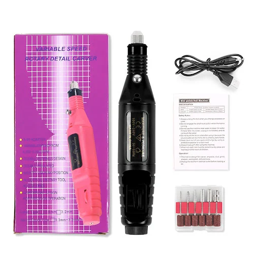 Title 7, Mini polissoir électrique portable pour ongles,...