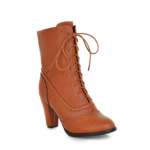Title 6, Botas femininas plus size 40-43 Salto alto Bota...