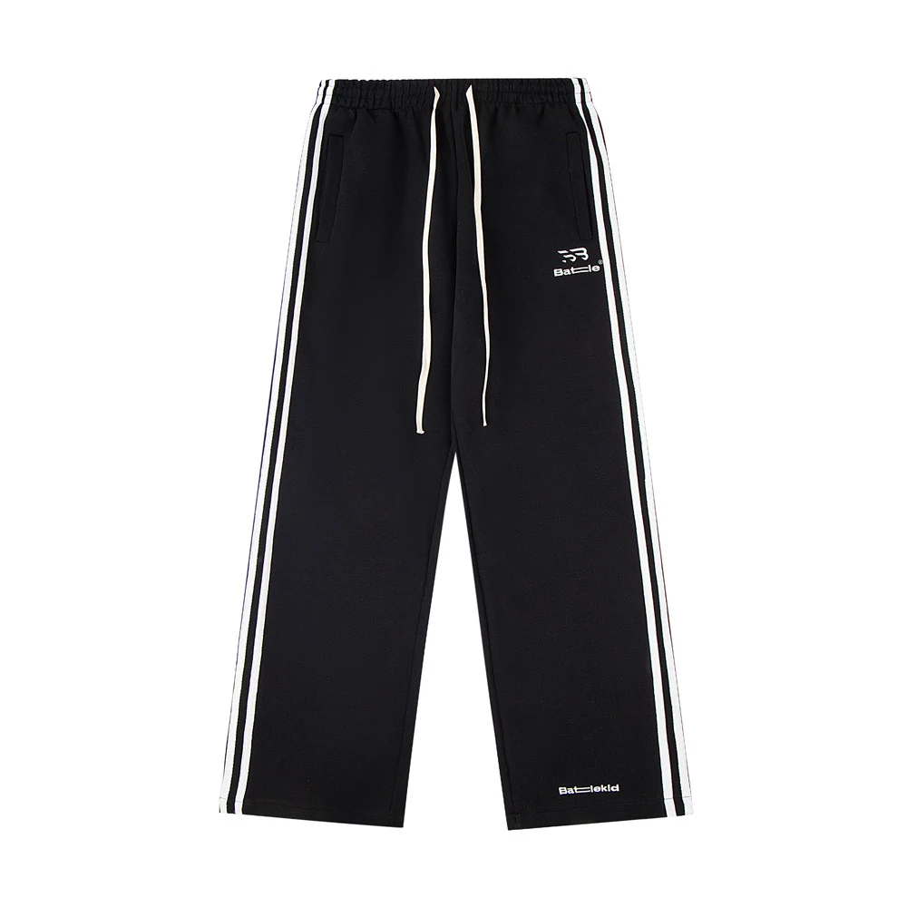 Pantalon Décontracté Rayé Homme, Pantalon Droit Ample, Confortable et Stylé, Idéal pour le Quotidien et un Look Décontracté — photo 16