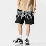 Men's Hip Hop Letter Print Sports Shorts Loose Street Style Breathable and Comfortable Perfect for Workout and Everyday — photo 14