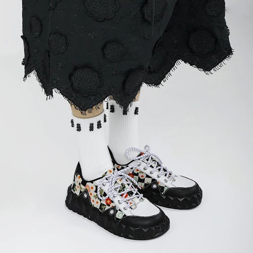 Title 3, Scarpe Casual da Donna con Plateau e Punta Larg...