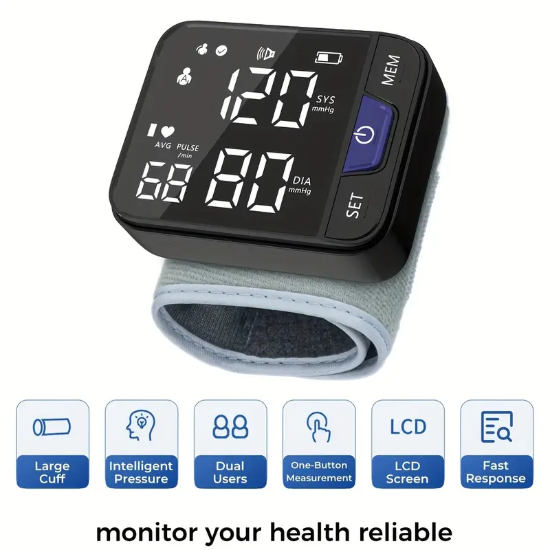 Title 4, Automatic wrist sphygmomanometer blood pressure...