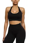 Halter Shorts Black In Stock