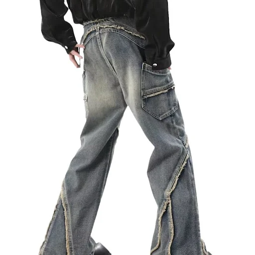 Title 23, Calças Skinny Jeans Masculinas com Design de Co...
