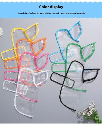 Title 11, Dog transparent plastic raincoat provides rain ...