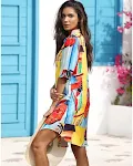 Printed Mid-length Top For Women Loose Casual Shirt — photo 3