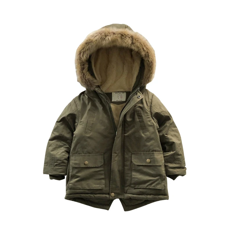 Boys hooded padded jacket Children's winter padded coat Warm, comfortable outerwear Keeps kids cozy and protected Lightw — photo 2