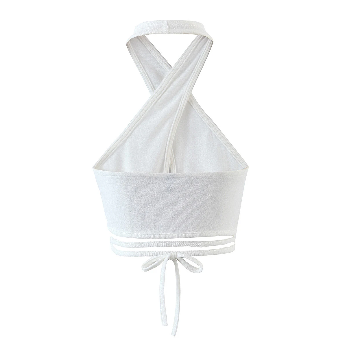 Fashion Ladies Simple Halter Top With Small Suspenders — photo 4