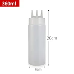 Plastic Sauce Squeezer Bottle with Three Holes for Jam and Sauces, perfect for portion control and clean dispensing of c — photo 12