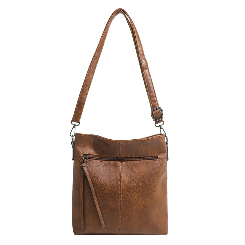 Nova Bolsa Mensageiro Feminina Casual Retrô. Perfeita para uso diário, design charmoso e espaço suficiente para seus pertences essenciais com conforto. — foto 2