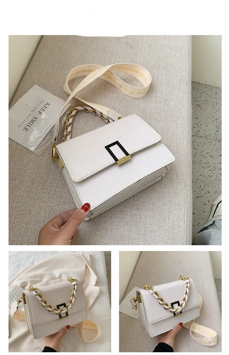 Bolsa transversal pequena de moda com design assimétrico para um ombro. Versátil e elegante, perfeita para carregar seus itens essenciais com estilo e praticidade. — foto 12