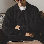 Casaco de malha casual masculino, ideal para um visual moderno e confortável. Perfeito para diversas ocasiões, combine estilo e praticidade. — foto 13