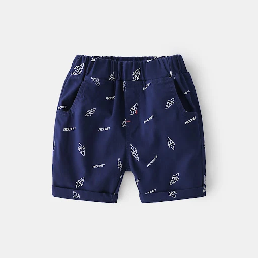 Title 5, Summer Korean Boys Five-Point Pants with Cute ...